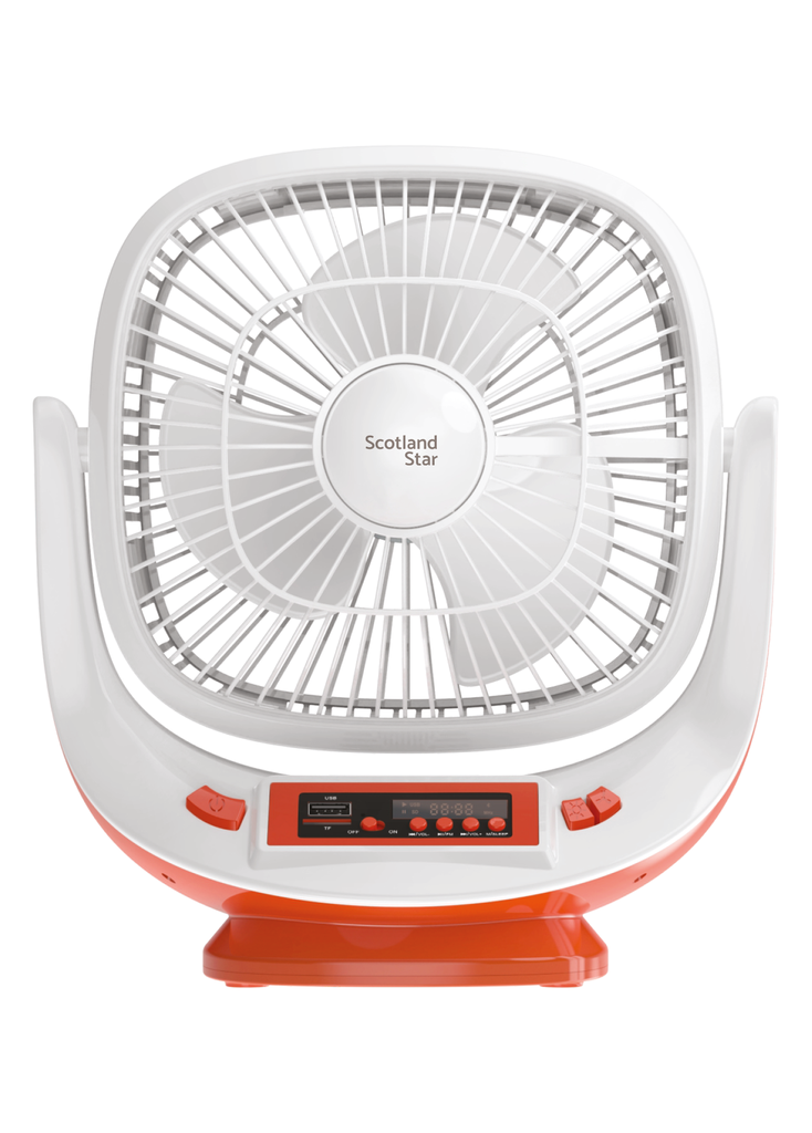 VENTILADOR RECARGABLE SCOTLAND STAR MODELO LD-008